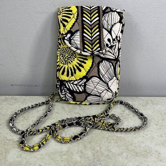 Vera Bradley Citron Glass Case Or Cell Phone Crossbody - Picture 1 of 8